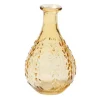 CHEHOMA - Vase liseron ambre verre 15x9x9cm