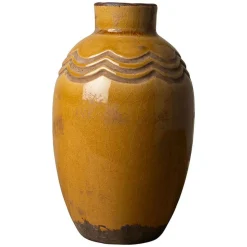 CHEHOMA - Vase moutarde grâce 15x9cm