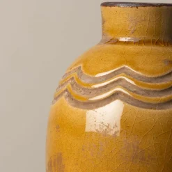CHEHOMA - Vase moutarde grâce 15x9cm