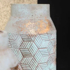 CHEMIN DE CAMPAGNE - ° vase en béton vert de gris ø15.5 x 20 cm