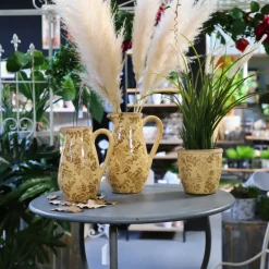 CHEMIN DE CAMPAGNE - Pichet en céramique émaillée 