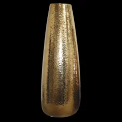 CHEMIN DE CAMPAGNE - Vase en céramique doré 16.5 x 45cm