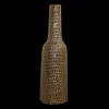 CHEMIN DE CAMPAGNE - Vase en céramique doré 14 x 51 ø ouv 4 cm