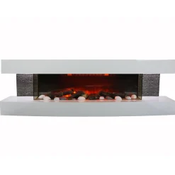 Chemin'arte cheminée électrique 2000w - lounge 3xl