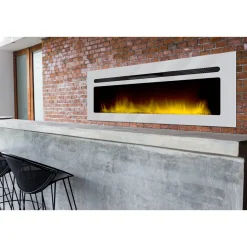 Chemin'arte cheminée électrique encastrable 150cm inox - 149