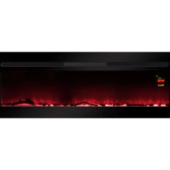 Chemin'arte cheminée électrique 2000w noir - elysee xxl