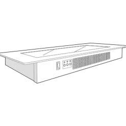 Chemin'arte cheminée électrique 2000w en wifi - volcano xxl wifi