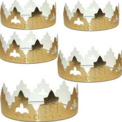 CHEVALIER DIFFUSION - 8 couronnes en carton pour galette des rois - classique