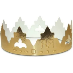 CHEVALIER DIFFUSION - 2 couronnes en carton pour galette des rois - classique