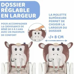 CHICCO - Chicco - chaise haute polly 2 monkey