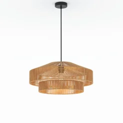 Clairia - suspension ronde en papier de corde 60 cm