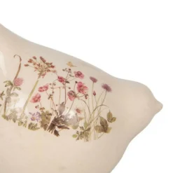 CLAYRE & EEF - Oiseau céramique beige rose 17x11x18cm