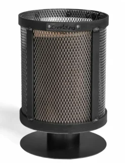 COOK KING - Bougeoir sur pieds extérieur dakar en acier noir 20cm