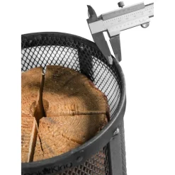 COOK KING - Bougeoir sur pieds extérieur dakar en acier noir 20cm