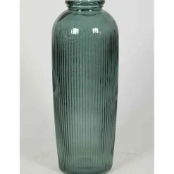 COTE TABLE - Vase aheli émeraude verre recyclé 25x72cm