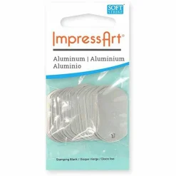 CREOTIME - 13 plaques aluminium - 30 x 20 mm