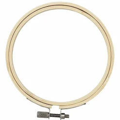 CREOTIME - Cadre de broderie en bois ø 10 cm