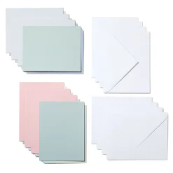 CRICUT - 8 cartes adhésives et enveloppes pastel - cricut
