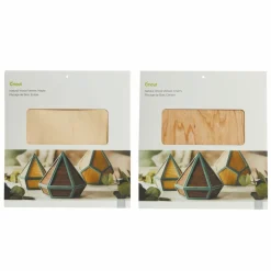 CRICUT - 4 feuilles de placage bois cerisier + erable - 30,5 x 30,5 cm cricut