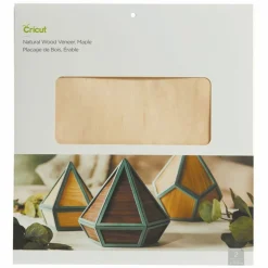 CRICUT - 4 feuilles de placage bois cerisier + erable - 30,5 x 30,5 cm cricut