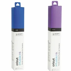 CRICUT - 4 feuilles de transfert - violet/ bleu - cricut