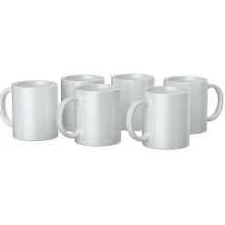 CRICUT - 6 mugs céramique à customiser blanc 340 ml - cricut