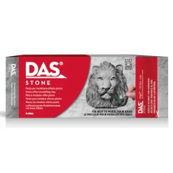 DAS - Pain de pâte à modeler minérale autodurcissante DAS ton Pierre 1kg