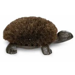 DÉCORATION D'AUTREFOIS - Gratte-pied fonte fonte-bois marron - décoration d'autrefois