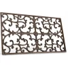 DÉCORATION D'AUTREFOIS - Paillasson rectangulaire fonte fonte marron - décoration d'autrefois