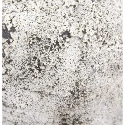 DÉCORATION D'AUTREFOIS - Vase terre cuite terrecuite blanc - décoration d'autrefois