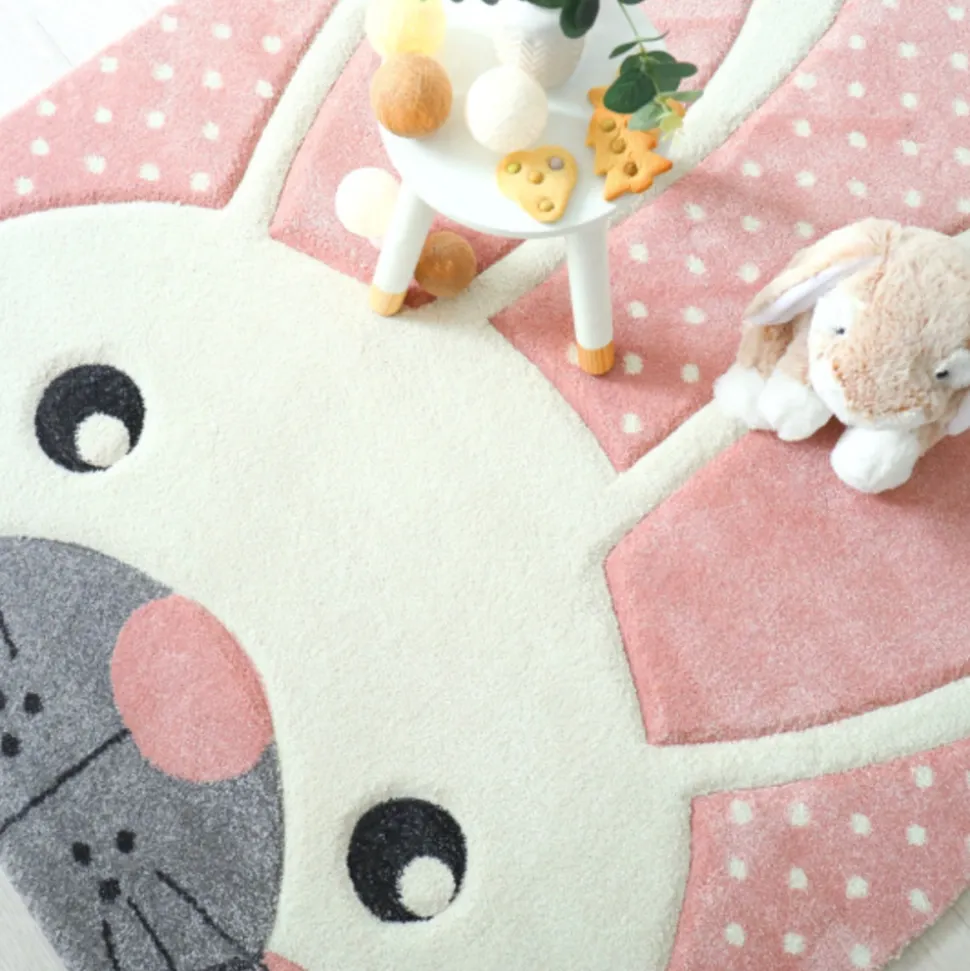 DÉCOWEB - Tapis enfant "lapinou"