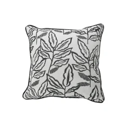 DECOSTARS - Decostars - coussin déhoussable en coton recyclé chambray