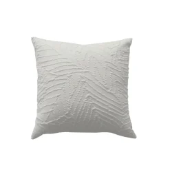 DECOSTARS - Decostars - coussin carré feuillage aspect gaufré