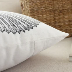 DECOSTARS - Decostars - coussin carré feuilles de palmier