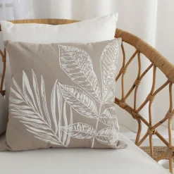 DECOSTARS - Decostars - coussin carré motif nature épuré