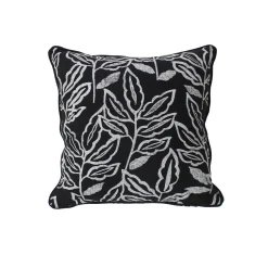 DECOSTARS - Decostars - coussin déhoussable en coton recyclé chambray