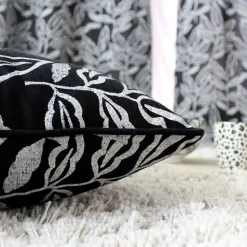 DECOSTARS - Decostars - coussin déhoussable en coton recyclé chambray