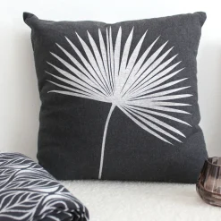 DECOSTARS - Decostars - coussin carré feuille de palmier