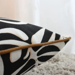 DECOSTARS - Decostars - coussin carré déhoussable design abstrait