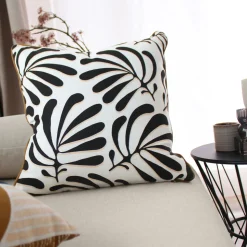 DECOSTARS - Decostars - coussin carré déhoussable design abstrait