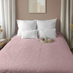 DECOSTARS - Decostars - couvre-lit microfibre à motif floral