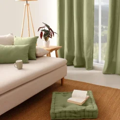 DECOSTARS - Decostars - coussin de sol uni en pur coton