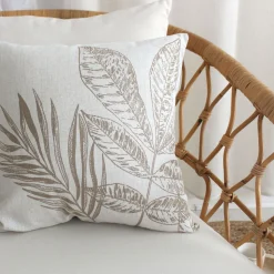 DECOSTARS - Decostars - coussin carré motif nature épuré