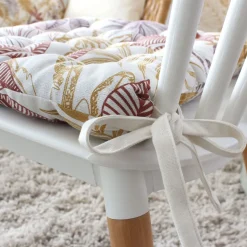 DECOSTARS - Decostars - galette de chaise imprimé végétal multicolore