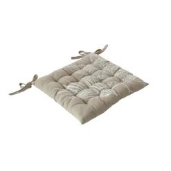 DECOSTARS - Decostars - galette de chaise piquée motif nature