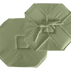 DECOSTARS - Decostars - galette de chaise à rabats et nouettes