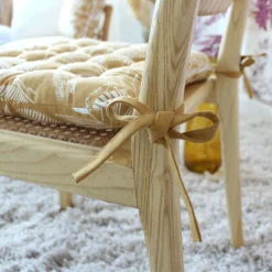 DECOSTARS - Decostars - galette de chaise motif végétal