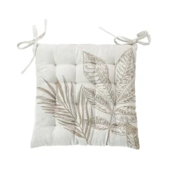 DECOSTARS - Decostars - galette de chaise piquée motif nature