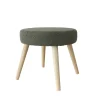 DECOSTARS - Decostars - tabouret rond en bouclettes