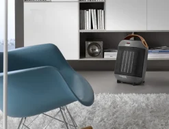 Delonghi chauffage soufflant céramique 1800w gris - hfx30c18-ag